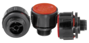 Vent screws with check valve 